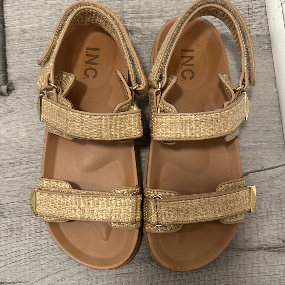 INC International Concepts Tan Sandals